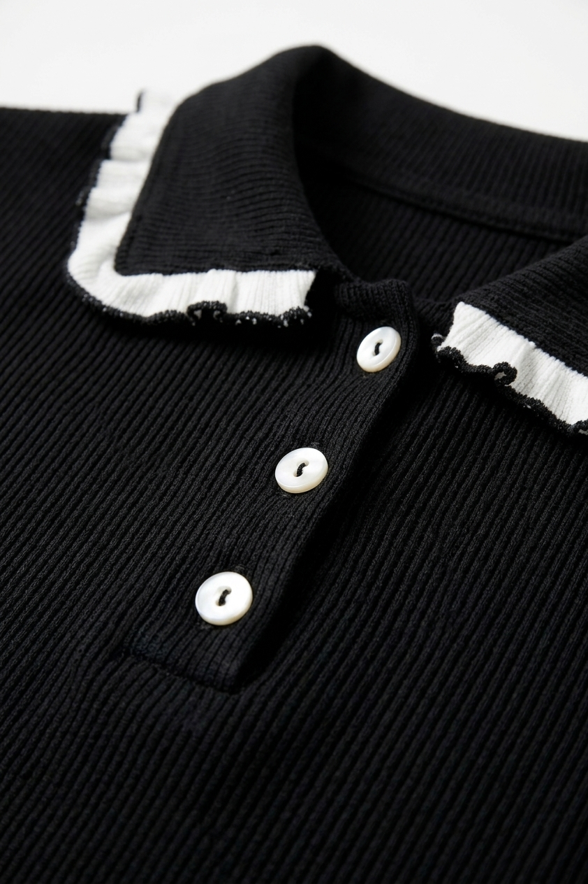 Contrast Lettuce Edge Top