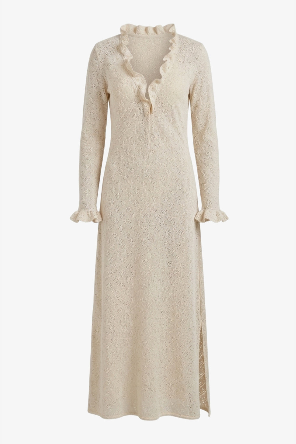 Ruffle-Trimmed Beach Dress