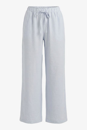 Wide-Leg Drawstring Pants