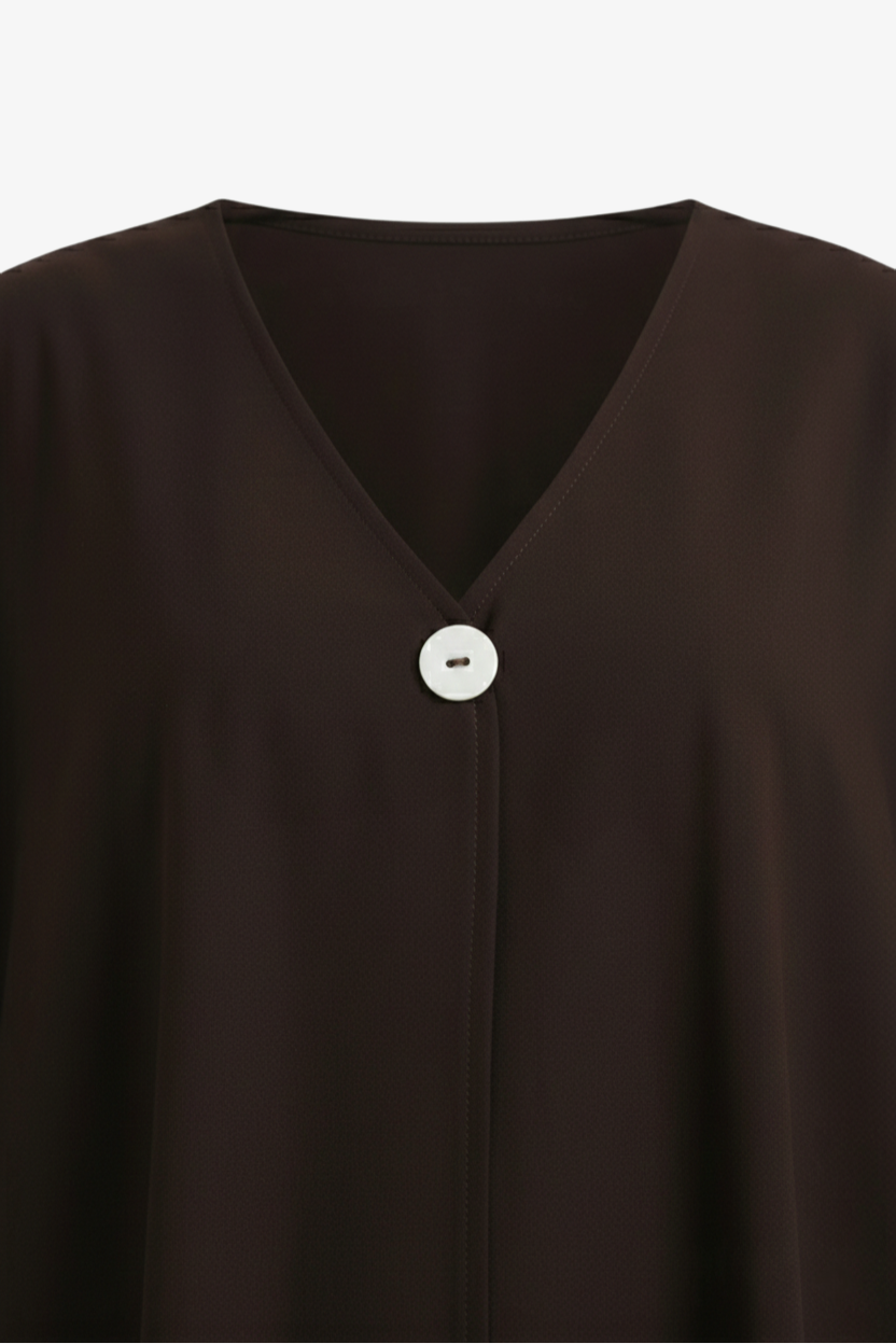 Split-Front Maxi Abaya