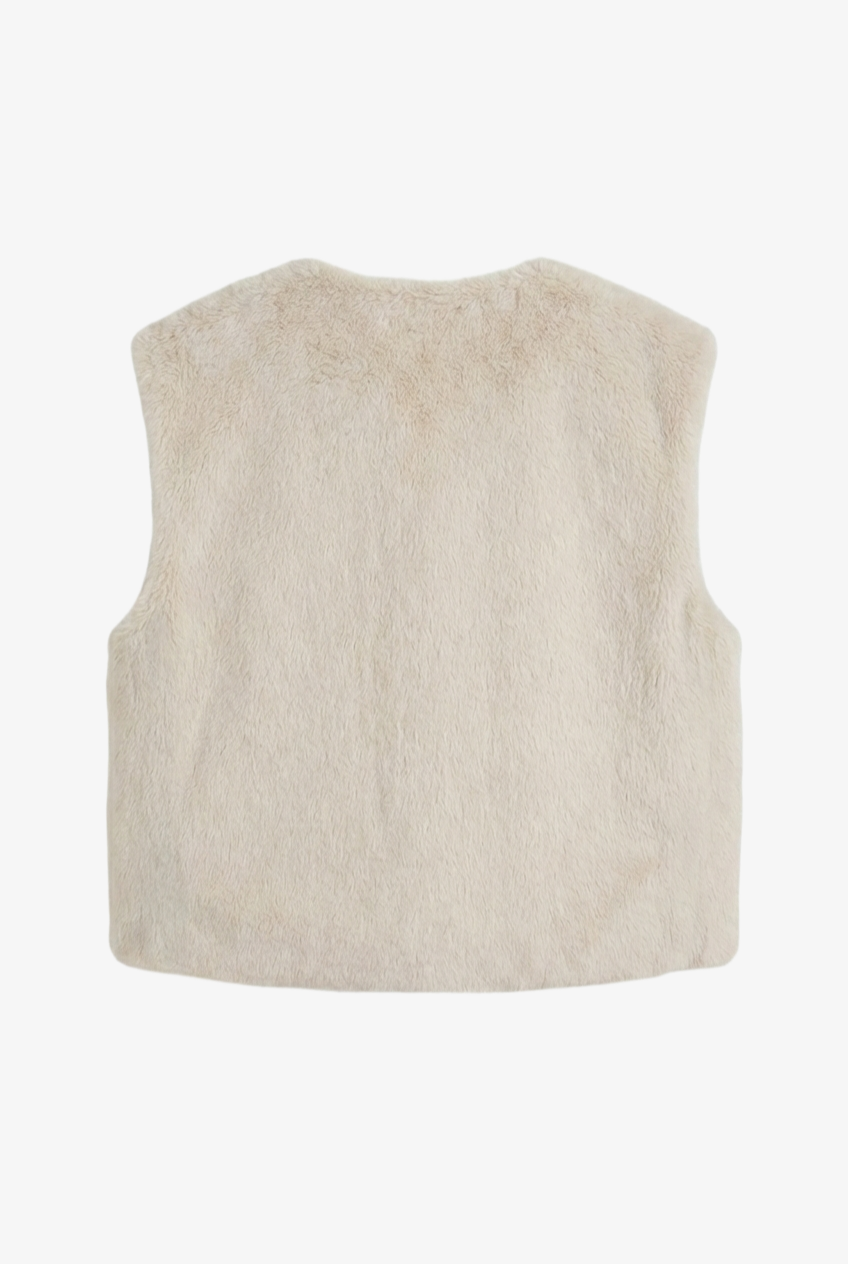 Fur Zip-Up Vest
