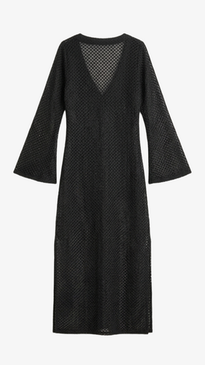 Bell-Sleeve Beach Dress