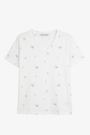 Star Print Pyjama Set