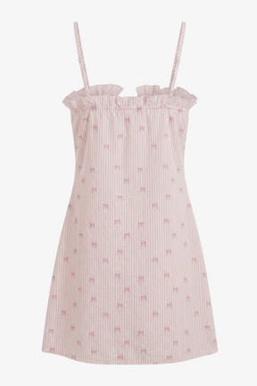 Striped Bow Nightgown