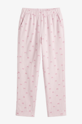 Striped Bow Pyjama Set