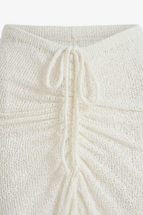 Ruched Maxi Beach Skirt