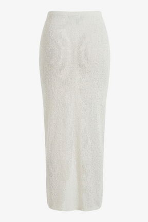 Ruched Maxi Beach Skirt