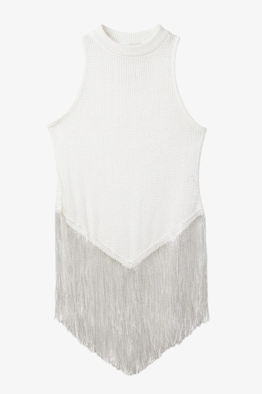 Fringed Perforated Beach Set