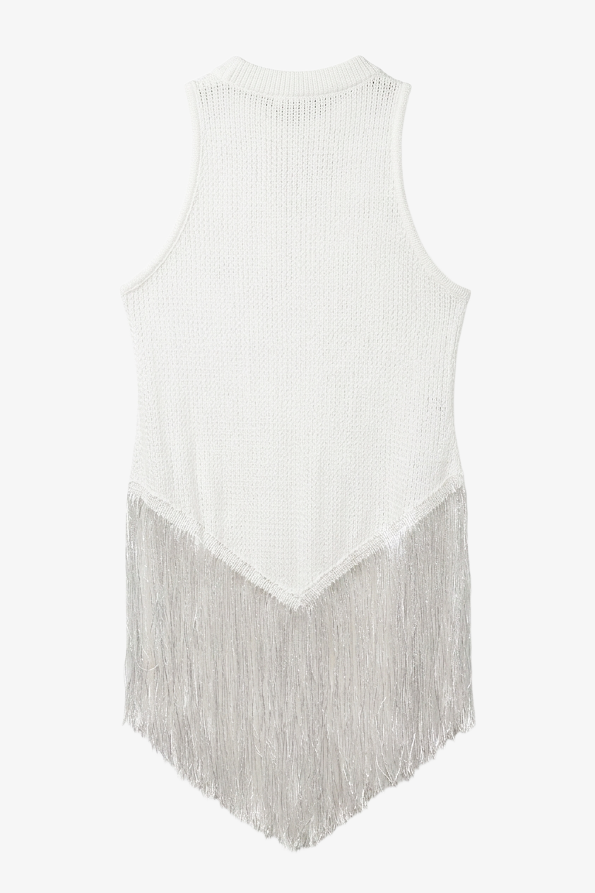 Fringed Perforated Beach Set