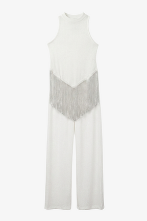 Fringed Perforated Beach Set