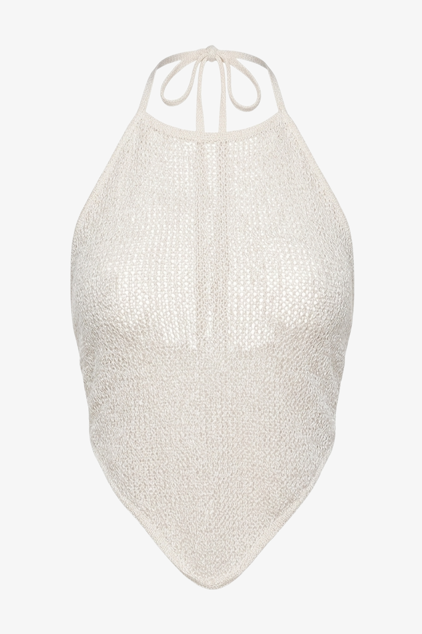 Fringe-Trim Beach Set