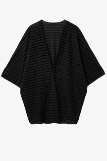 Textured Ruffle Beach Kimono