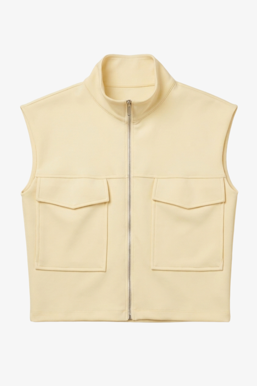 Zip-Up Lounge Vest