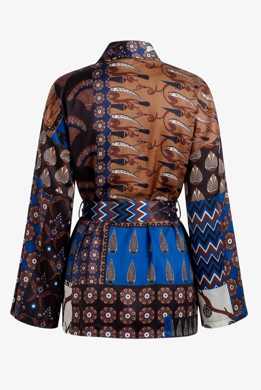 Belted Flowy Kimono