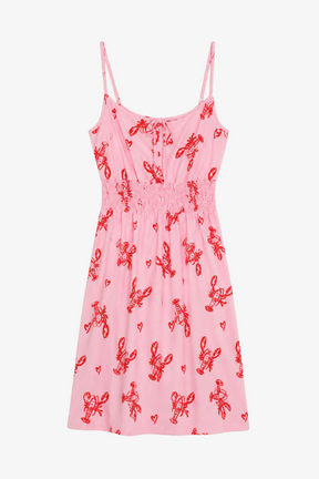 Micro Lobster Print Nightgown