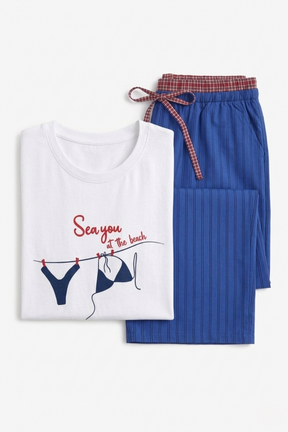 طقم بيجامة "Sea You"