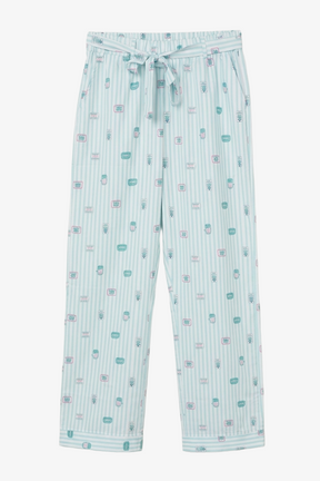 Printed Striped Pyjama Set
