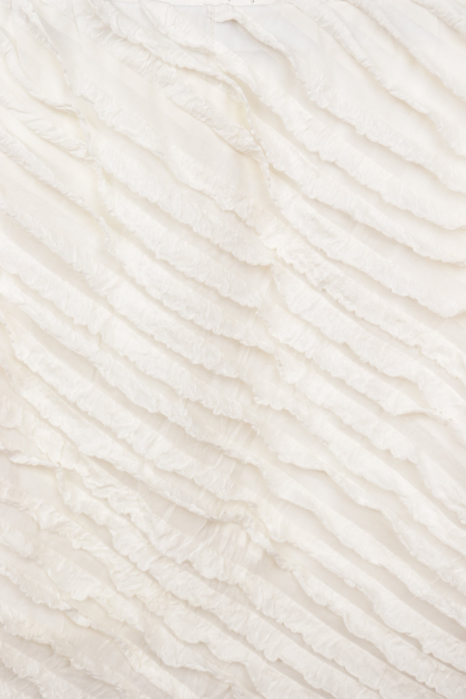 Ruffled Strapless Beach Set