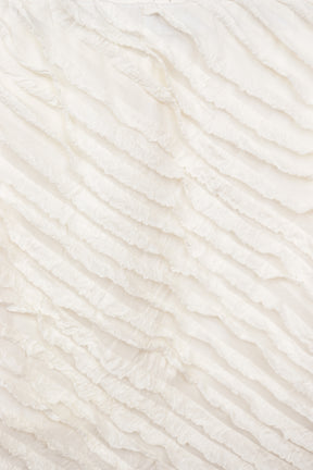 Ruffled Strapless Beach Set