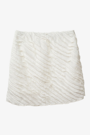 Ruffled Strapless Beach Set