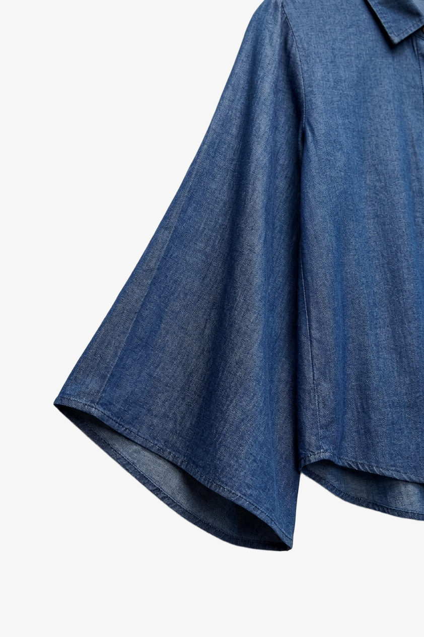 Flowy Poncho Shirt