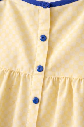 Sleeveless Checkered Pyjama Set