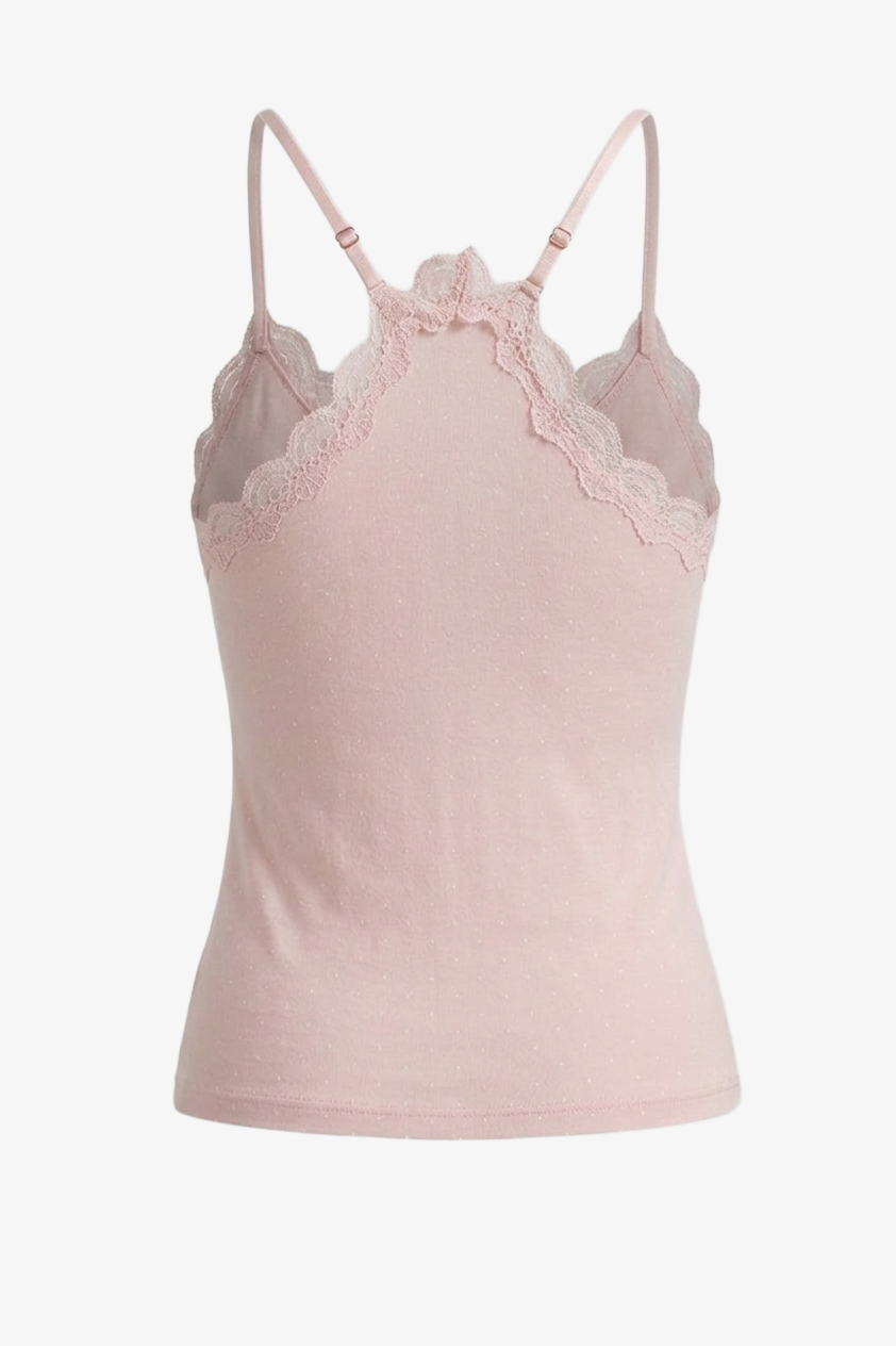 Lace Trim Pyjama Set
