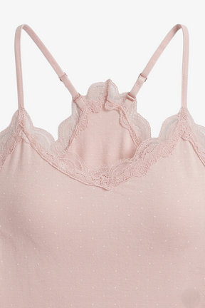 Lace Trim Pyjama Set
