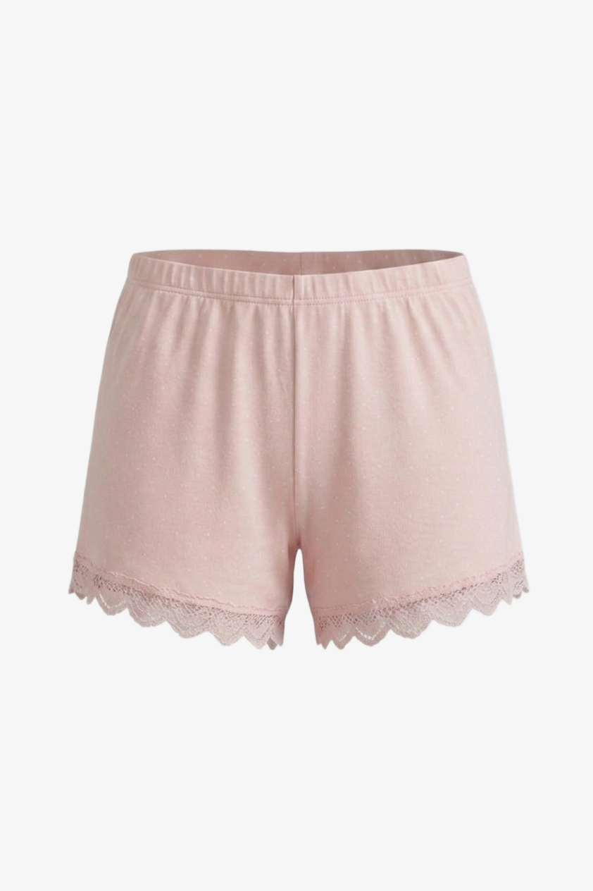 Lace Trim Pyjama Set