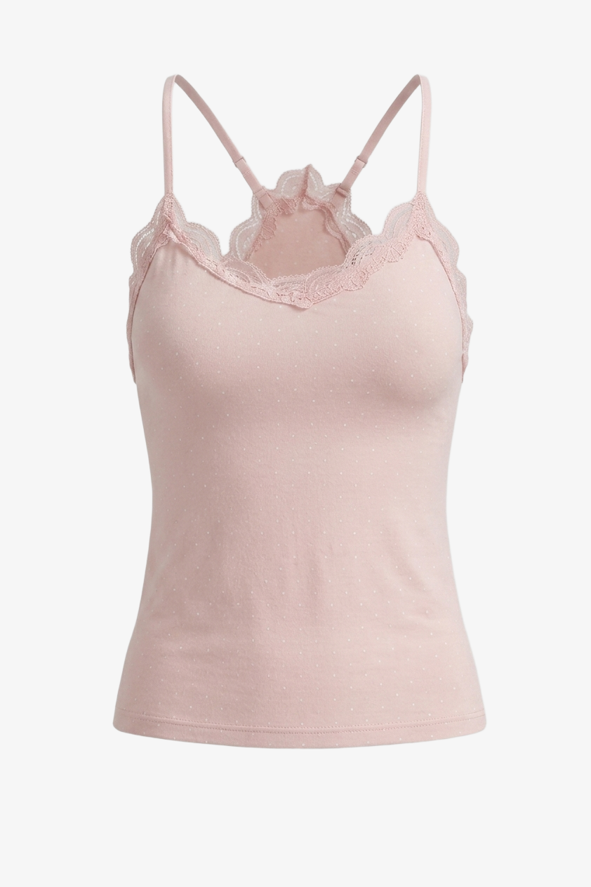 Lace Trim Pyjama Set