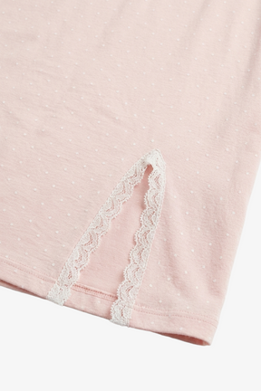 Lace V-Neck Nightgown
