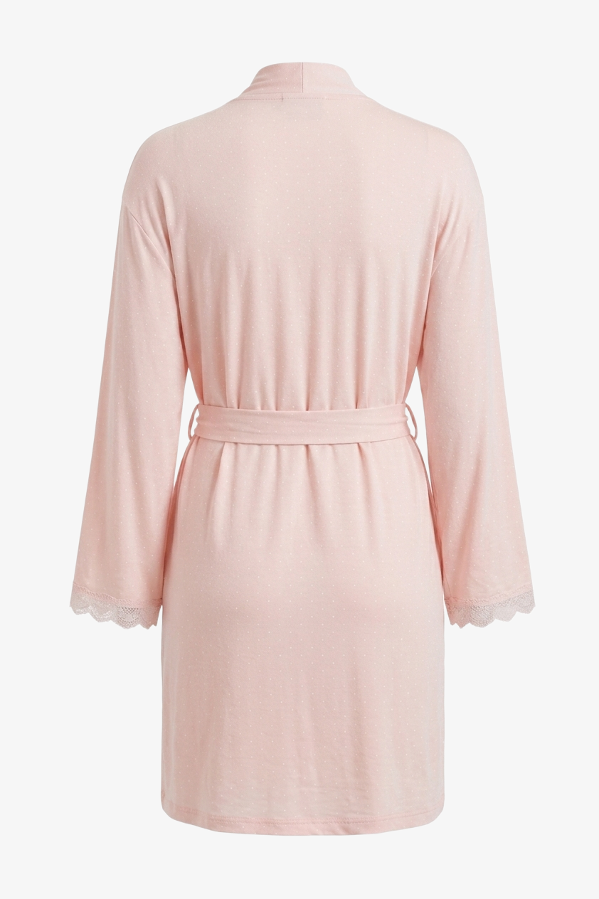 Polka Dot Belted Robe