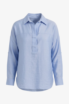 Relaxed High-Low Blouse