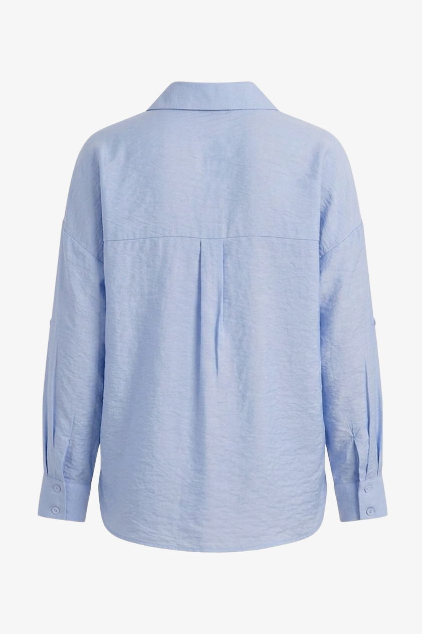 Relaxed High-Low Blouse