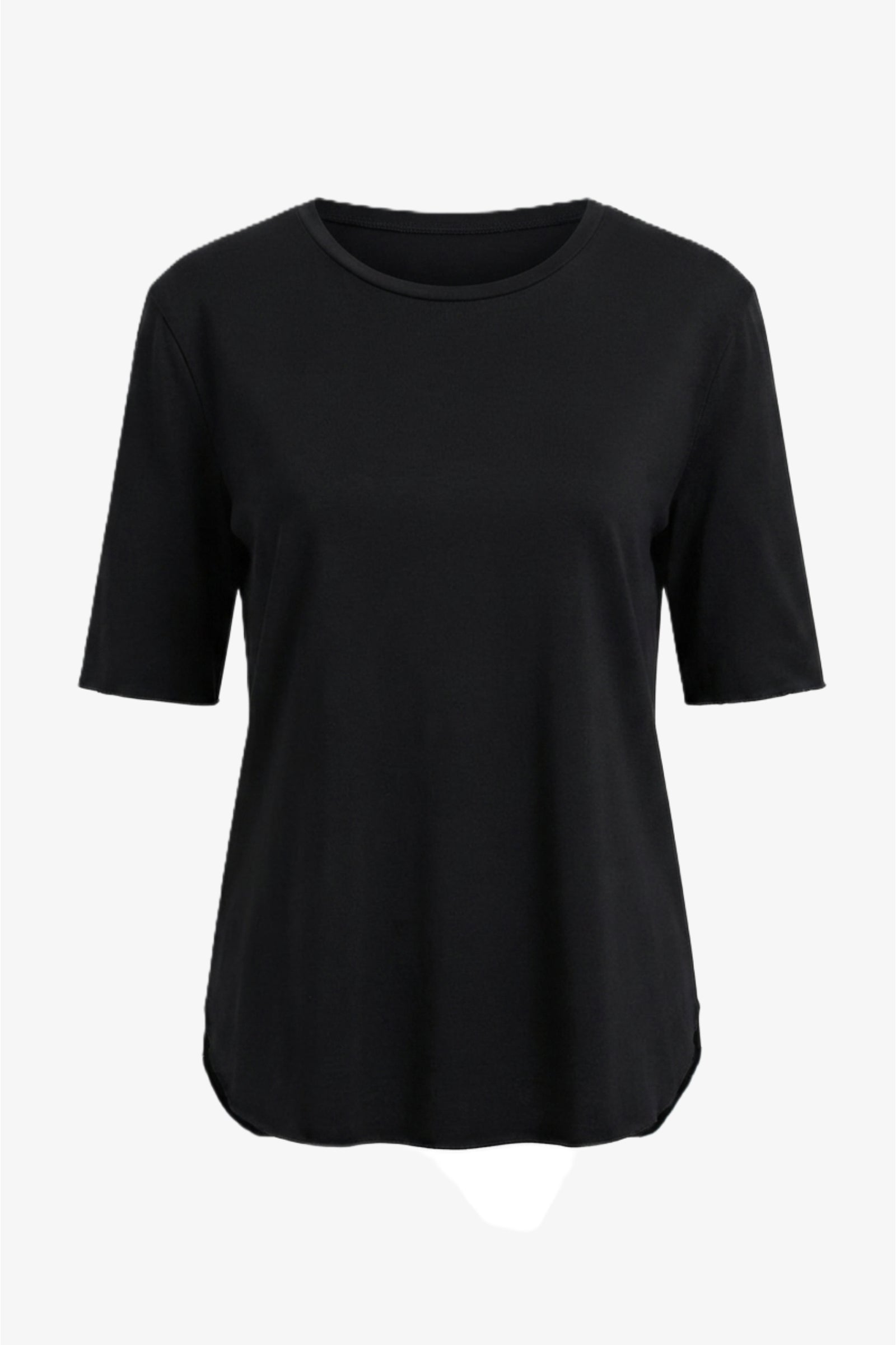 Round Hem T-Shirt