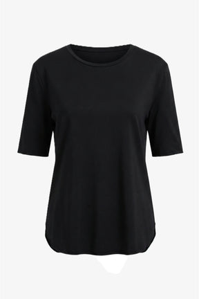 Round Hem T-Shirt