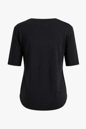 Round Hem T-Shirt