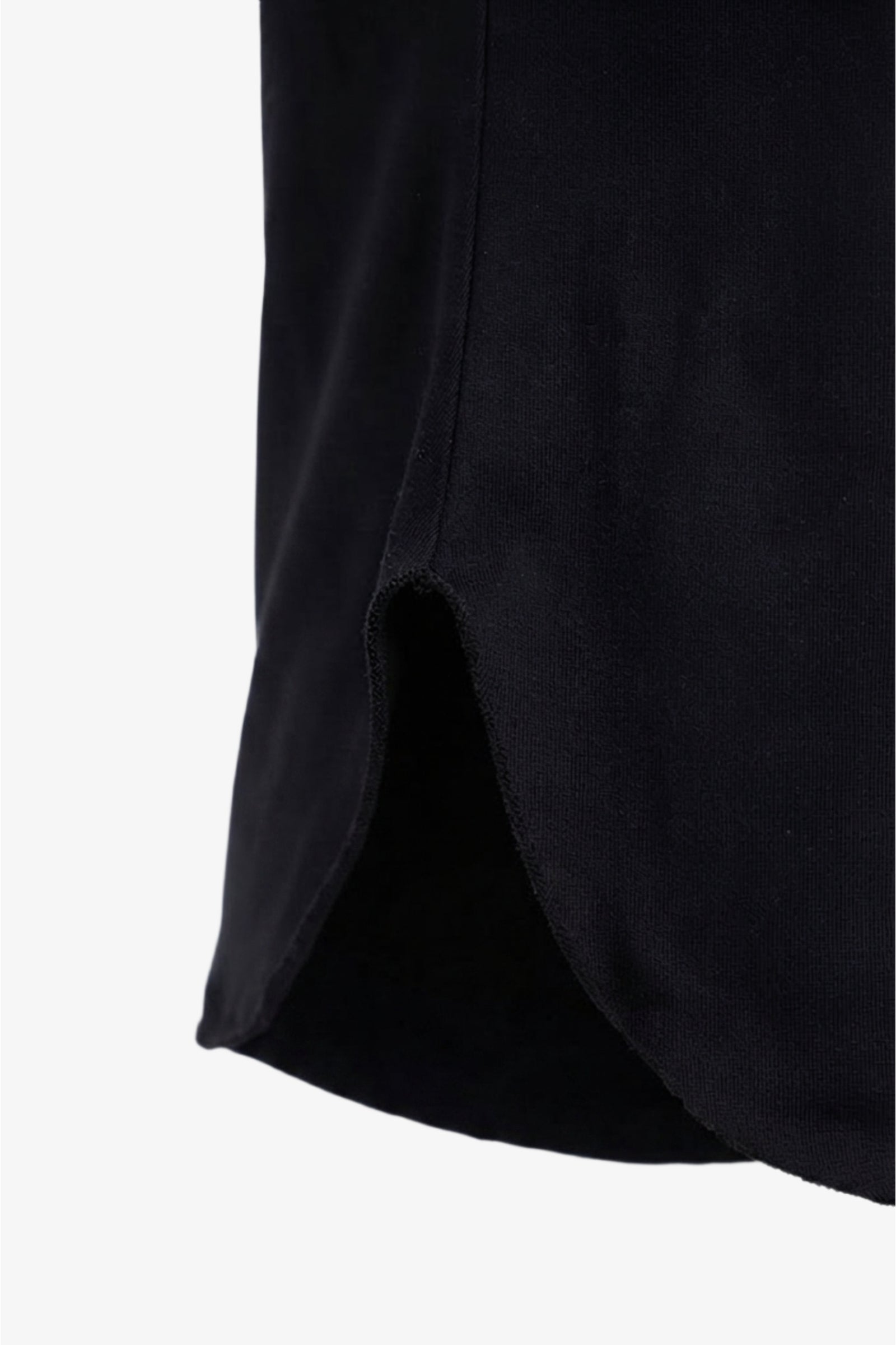 Round Hem T-Shirt
