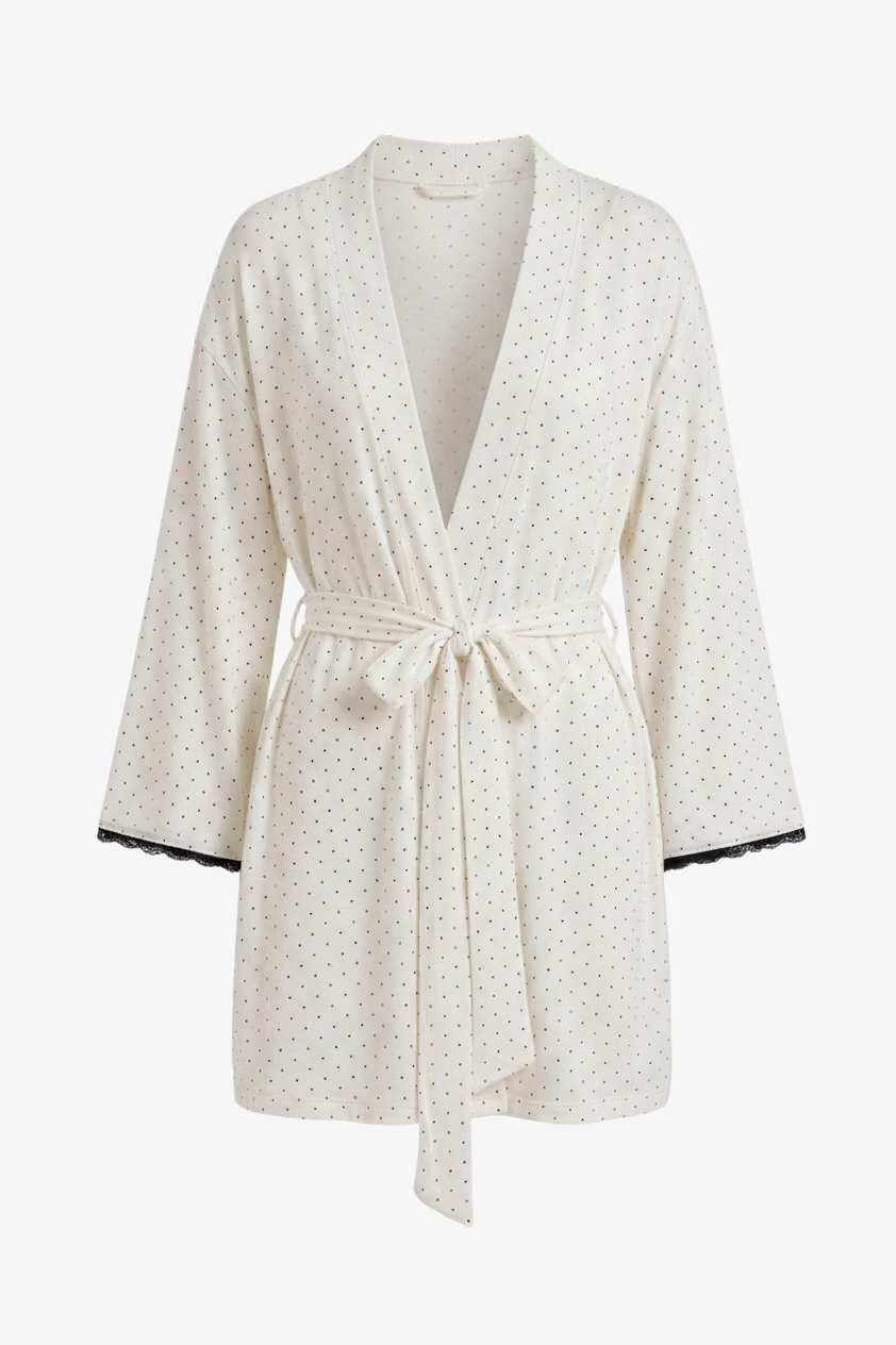 Polka Dot Robe
