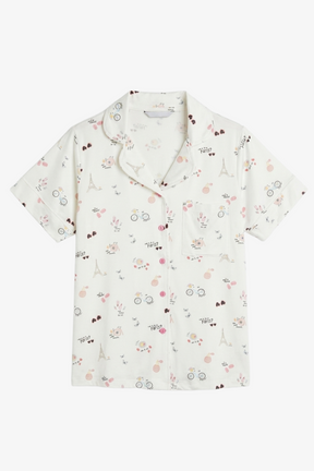 Tossed Graphic Pyjama Set