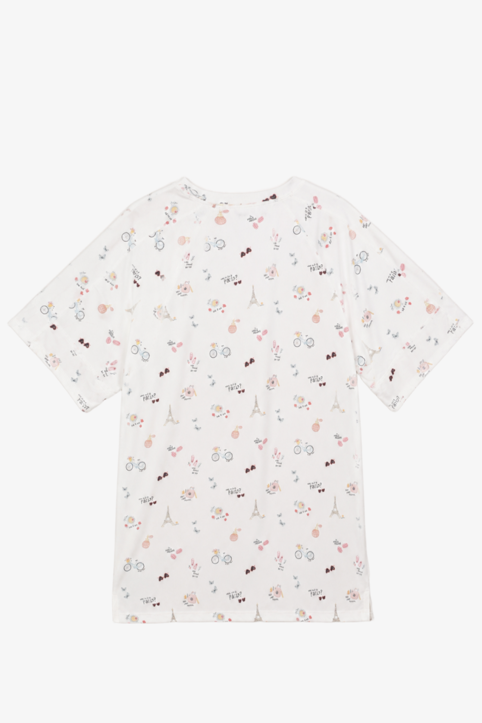 Tossed Graphic Print Nightshirt