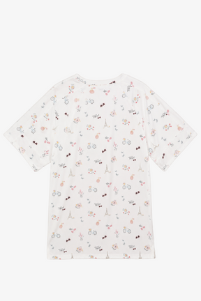 Tossed Graphic Print Nightshirt