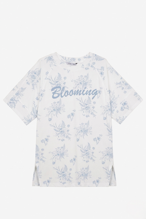 Relaxed Floral Night Shirt