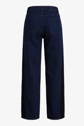 Two-Tone Denim Pants
