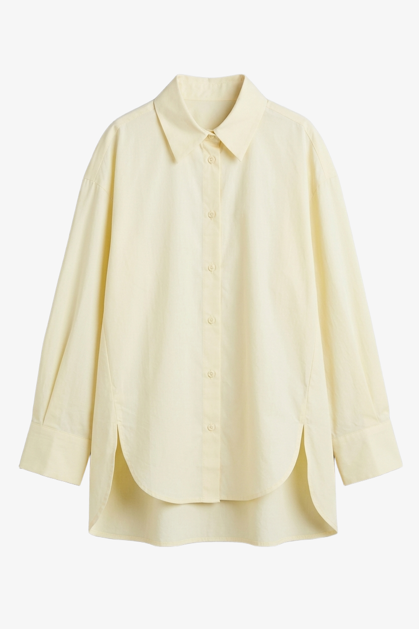 High-Low Oversized Shirt