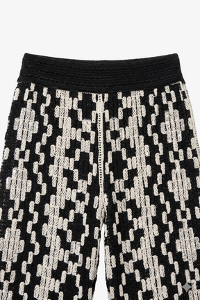 Geometric Crochet Beach Pants