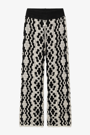 Geometric Crochet Beach Pants