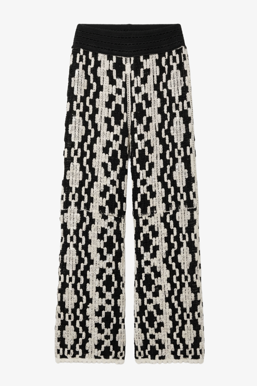 Geometric Crochet Beach Pants
