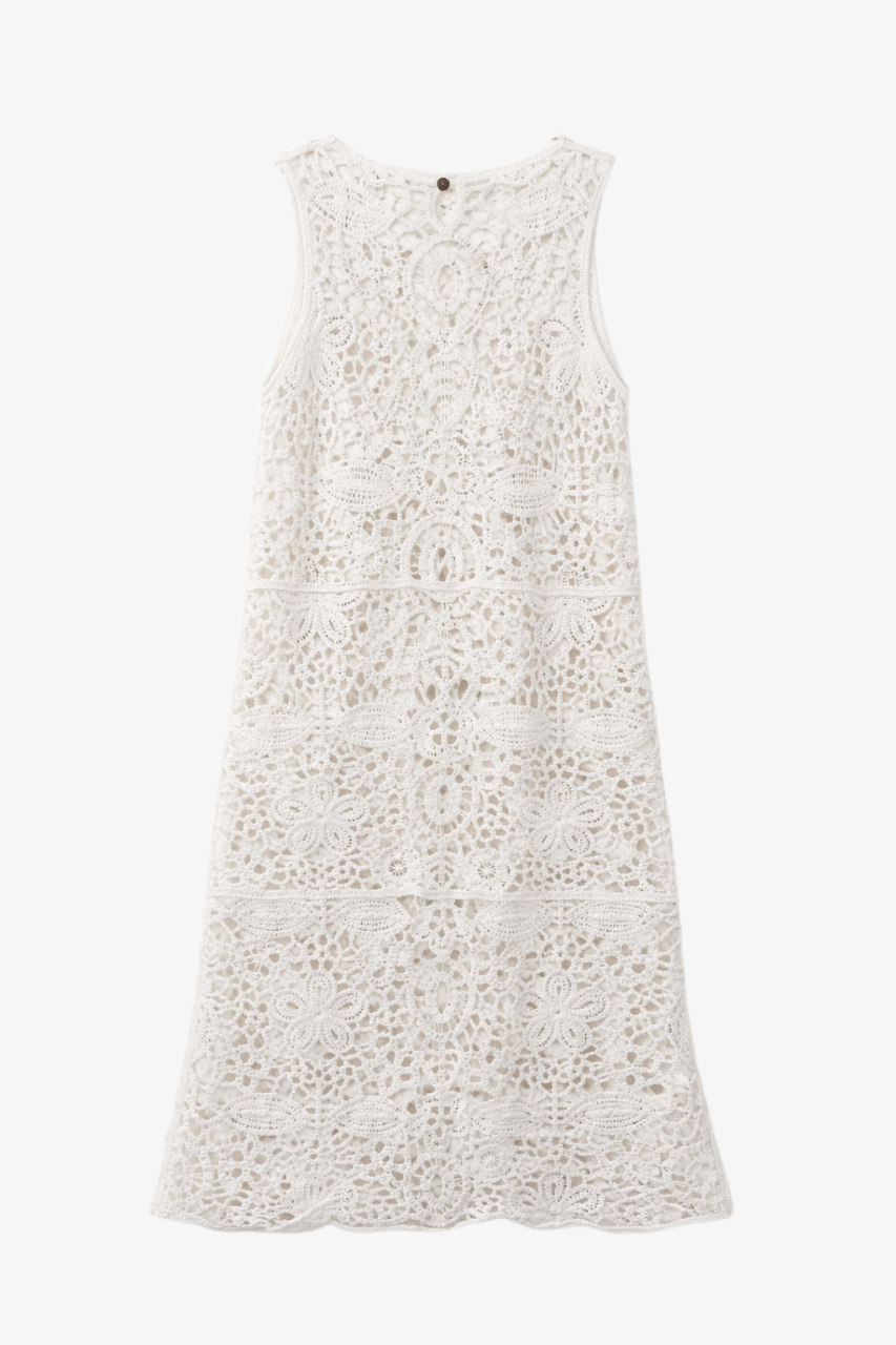 Floral Crochet Beach Dress