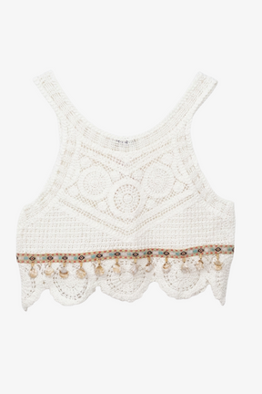 Shell-Trimmed Beach Set